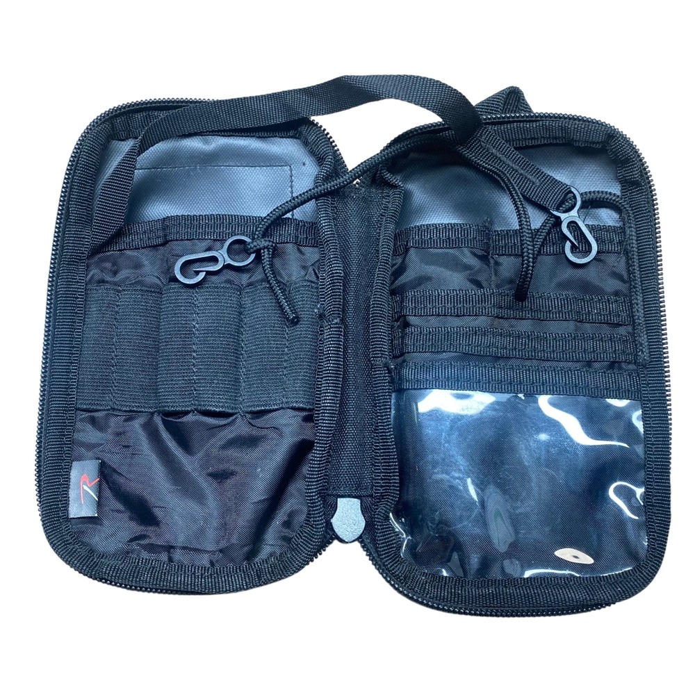 Rothco MOLLE Pouch 7.5x4.5 Tactical‎ Black Nylon Solid EDC Utility Organizer Bag
